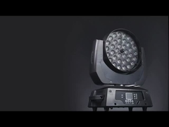 DMX512/마스터-스레이브/음향/자동 제어 LED 확대 세척 이동 머리 36X10W/15W RGBW 4in1