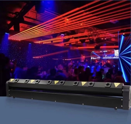 8 눈 RGB 레이저 LED 바 라이트 50000시간 무대 쇼 DJ 디스코